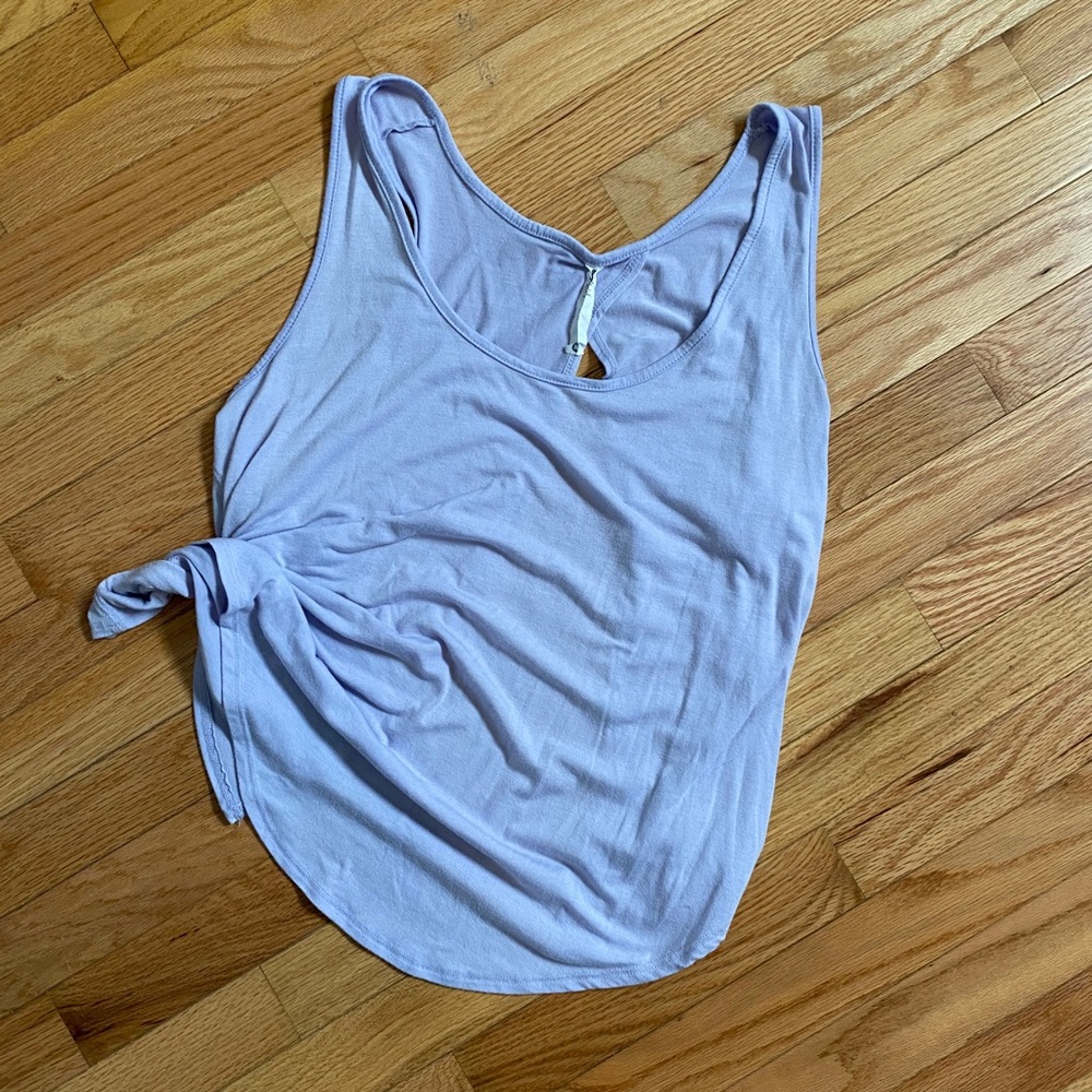 Periwinkle Open Back Flow Tank